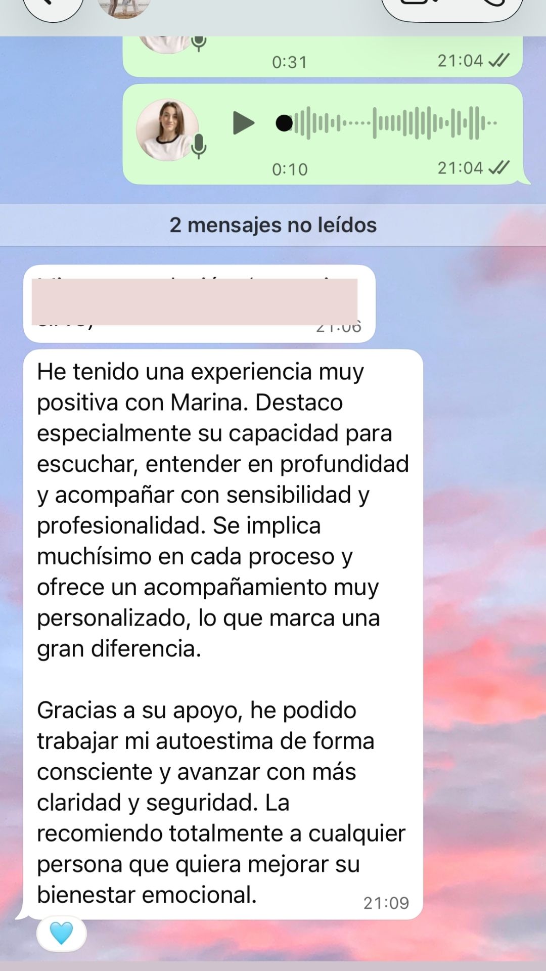 Testimonios